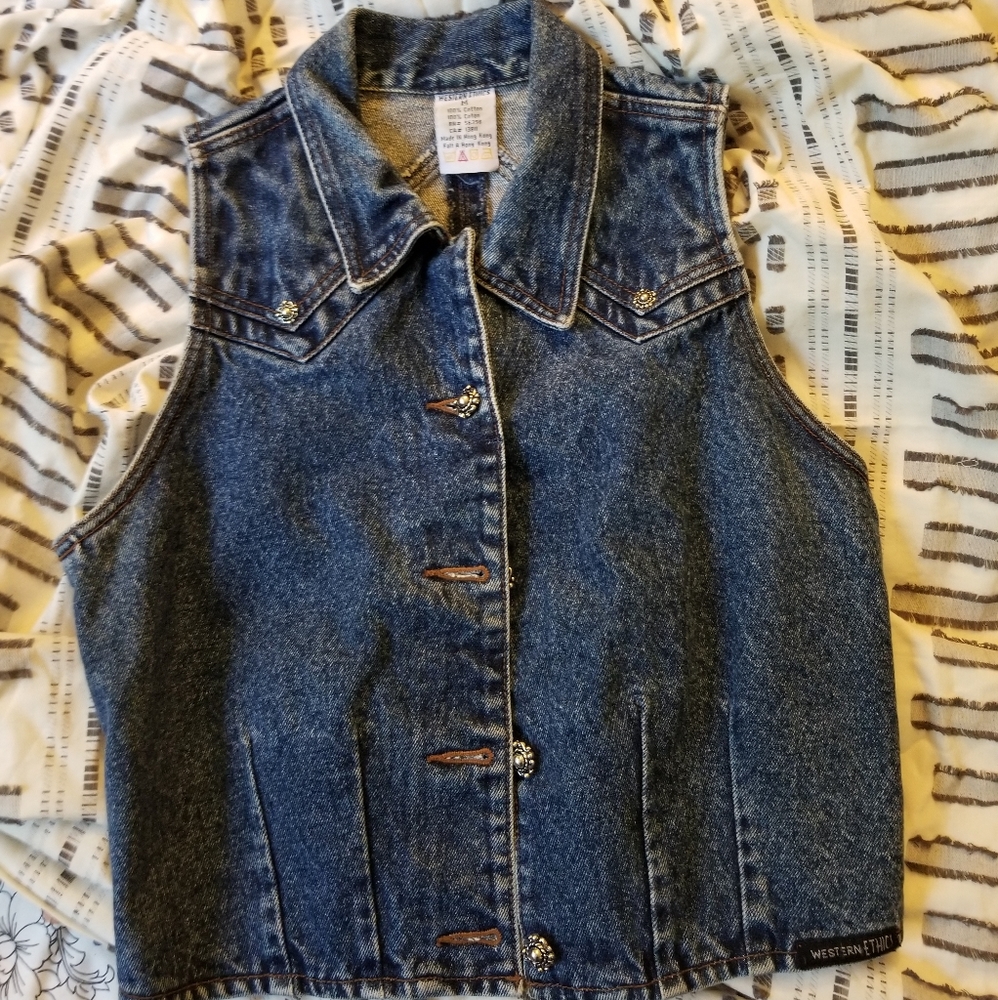 Western Ethics Vtg Denim Vest